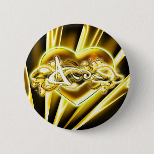 Aida 6 Cm Round Badge