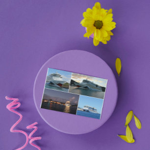 AIDAluna Cruise Ship Collage Postcard