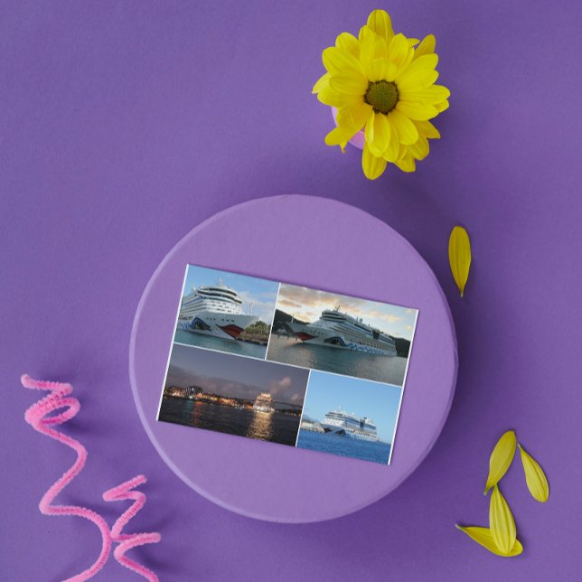 AIDAluna Cruise Ship Collage Postcard (Creator Uploaded)