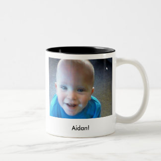 Aidan close!, Aidan! Two-Tone Coffee Mug