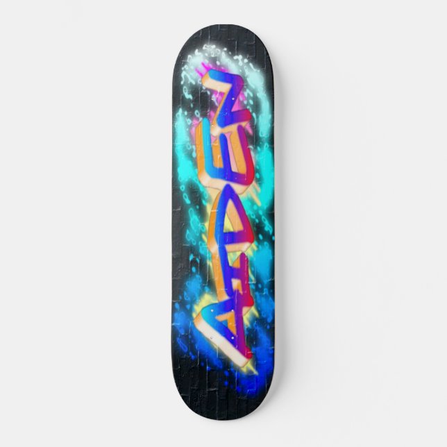 AIDEN Customised Graffiti Skateboard (Front)