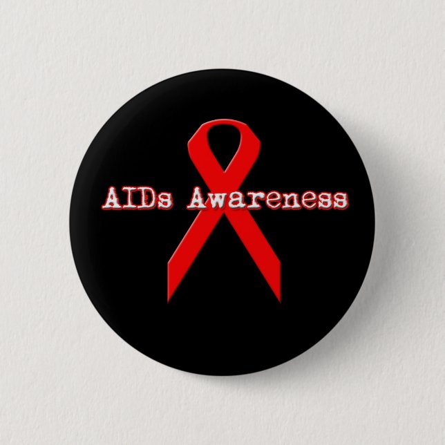 Aids Awareness Button (Front)