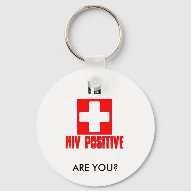 AIDS Awareness National Day of Action Keychain (Front)