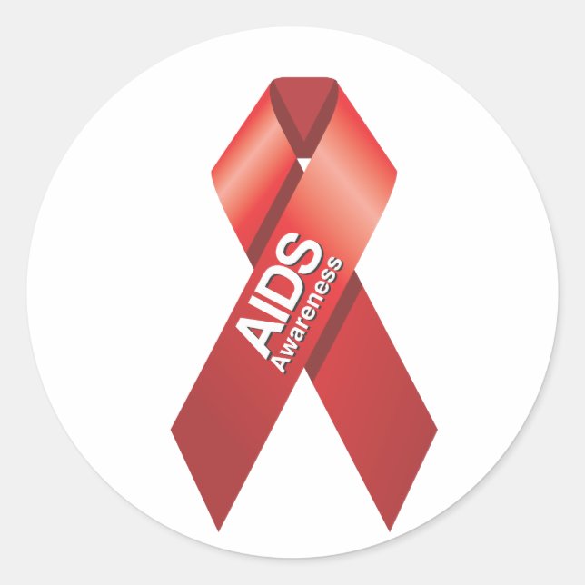 AIDS Awareness Sticker (Front)