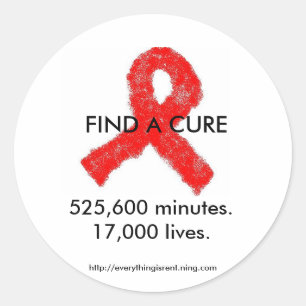 AIDS Awareness stickers