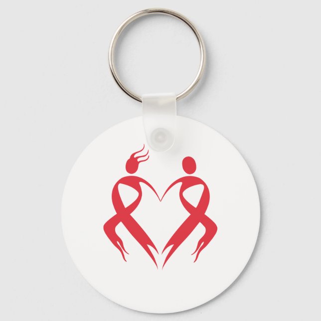 AIDS Emblem Key Ring (Front)