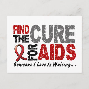 AIDS / HIV Find The Cure 1 Postcard