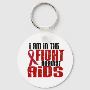 AIDS HIV In The Fight 1 Key Ring