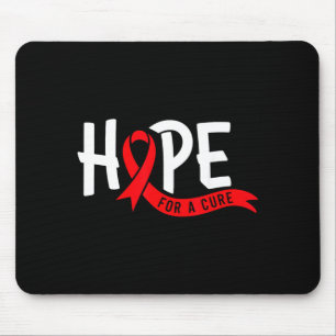 Aids Hope Red Ribbon World Aids Day Hiv Aids Mouse Pad