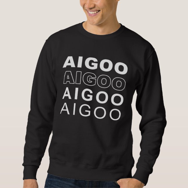 Aigoo Aigoo K Drama Korean Words Sweatshirt (Front)