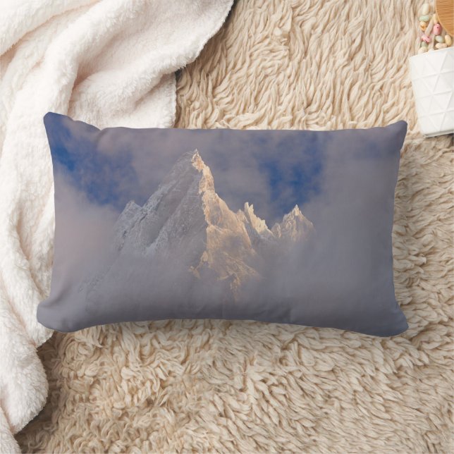 Aiguille de Blaitiere | France Lumbar Cushion (Blanket)