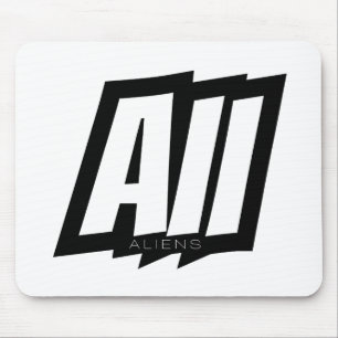 AIIALIENS ; AI Illustrated by Aliens Mouse Pad