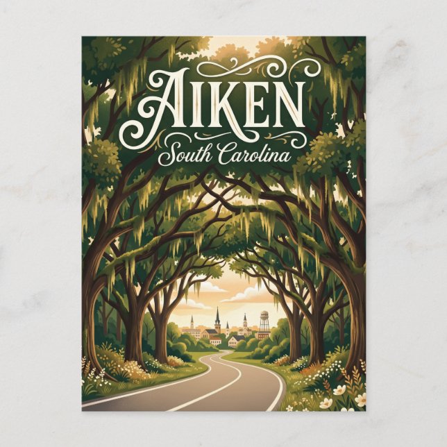 Aiken USA Postcard (Front)