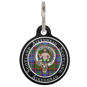 Aikenhead Badge/Tartan Personalised People ID Tag