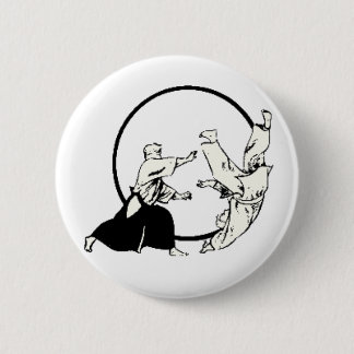 Aikido 6 Cm Round Badge