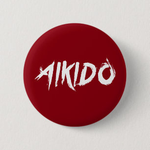 Aikido 6 Cm Round Badge