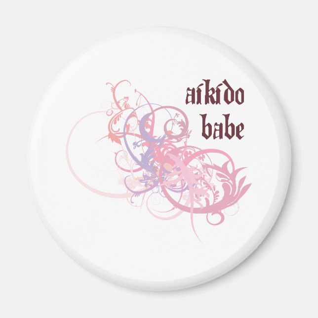 Aikido Babe Magnet (Front)