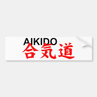 aikido bumper sticker