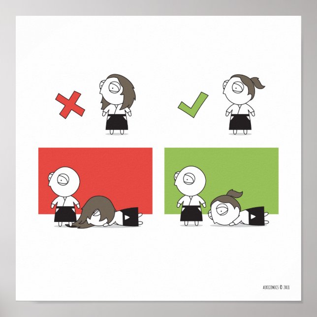 Aikido - Dojo Rule #4 Poster (Front)