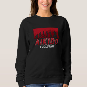 Aikido Evolution Martial Samurai Sports Fighter Ai Sweatshirt