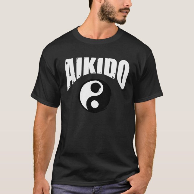 Aikido Instructors Aikidoka or Aikido Beginners T-Shirt (Front)