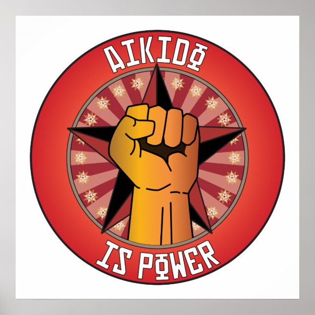 Aikido Is Power Poster (Front)
