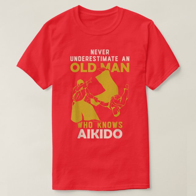 Aikido Martial Art Japan Aikidoka Martial Artist 6 T-Shirt (Design Front)