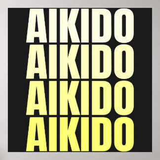 AIKIDO | Martial Arts Poster