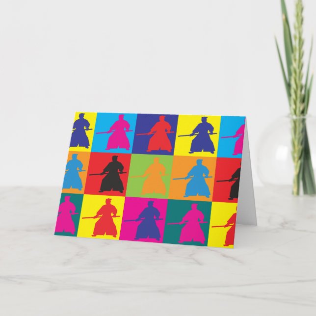 Aikido Pop Art Card (Front)