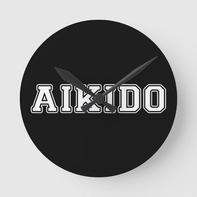 Aikido Round Clock (Front)