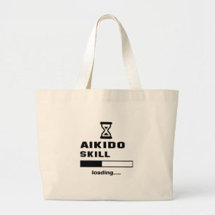 Aikido skill Loading...... Large Tote Bag