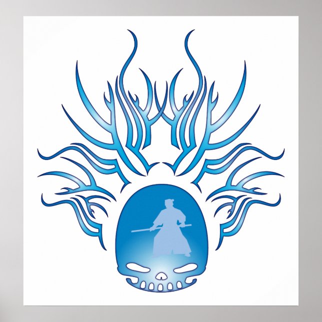 Aikido Skull Poster (Front)