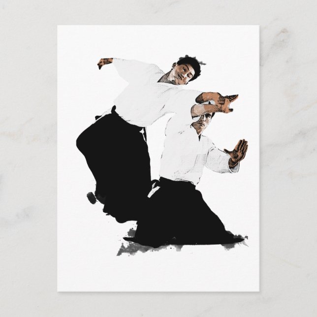 Aikido suwari postcard (Front)