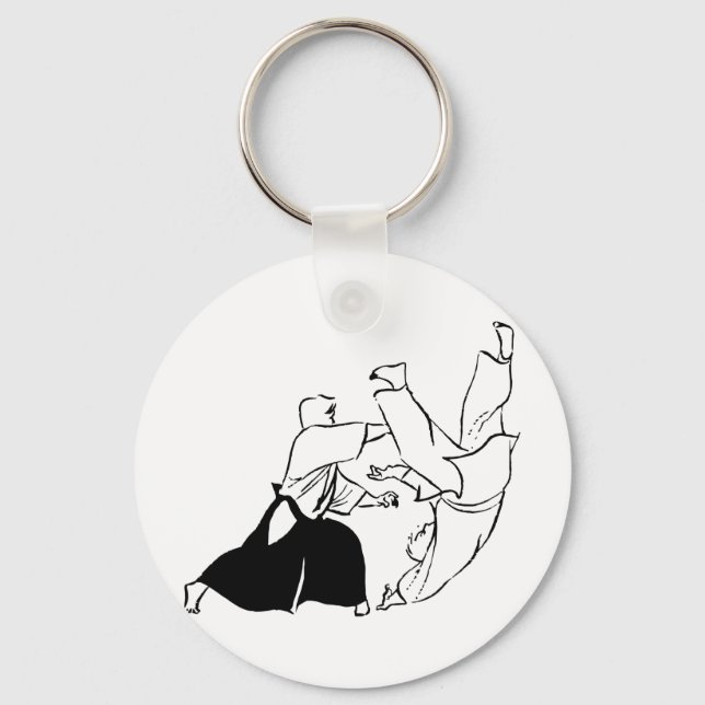 Aikido techniques key ring (Front)