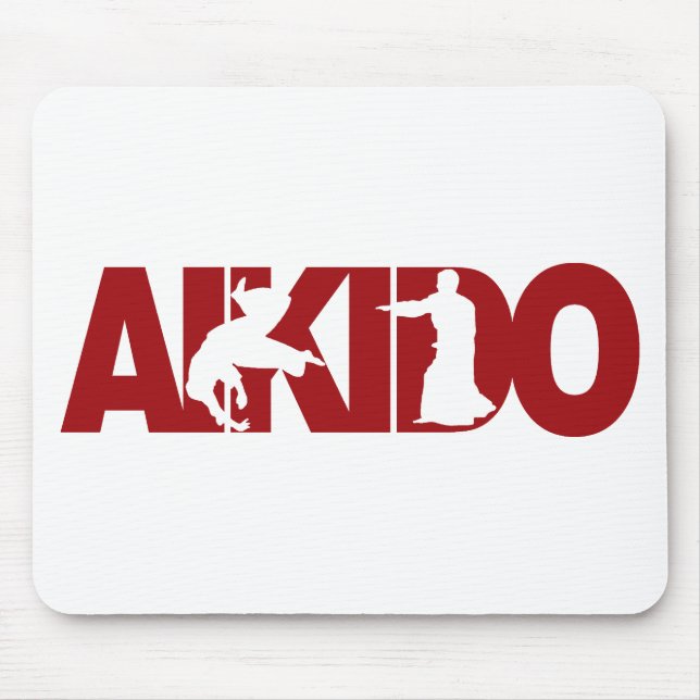 Aikido Throw Mouse Pad (Front)