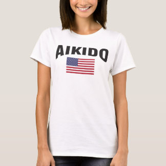 Aikido United States Flag T-Shirt