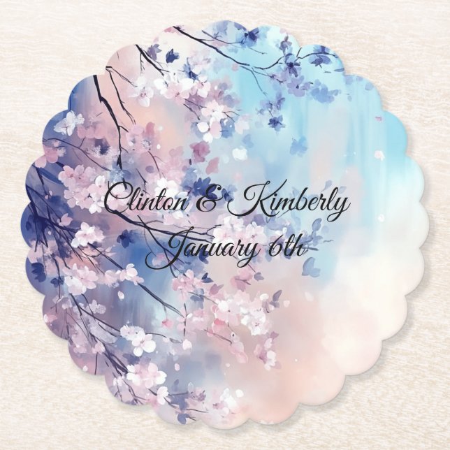 Aiko Customisable Paper Coaster (Front)