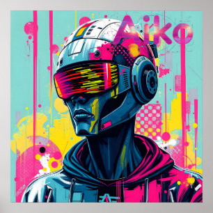 AiKo Grunge Graphic #3 Poster