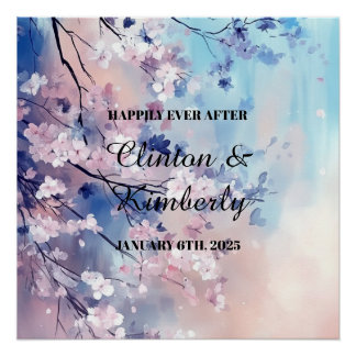 Aiko Wedding Glossy Poster Happily Ever After
