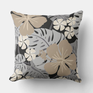 Ailani Hawaiian Hibiscus Tropical - Reversible Cushion
