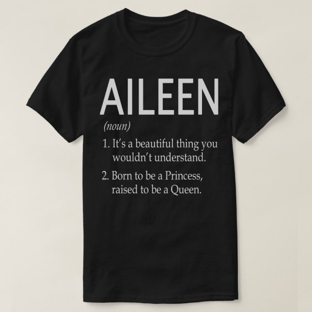 Aileen Name Gift T-Shirt (Design Front)