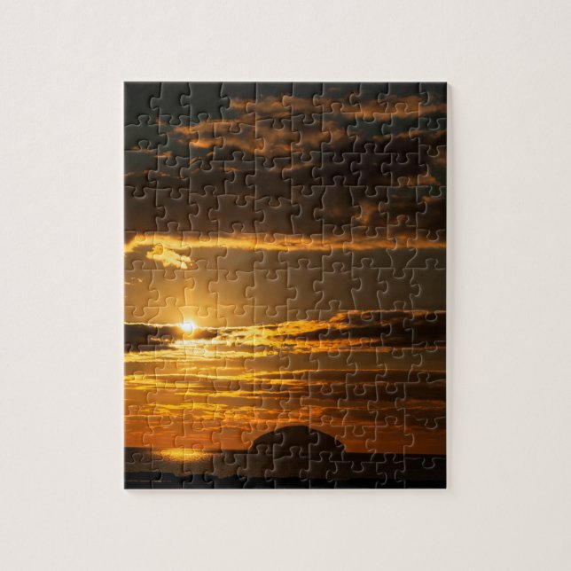 Ailsa Craig, Ayrshire, Scotland Jigsaw Puzzle (Vertical)