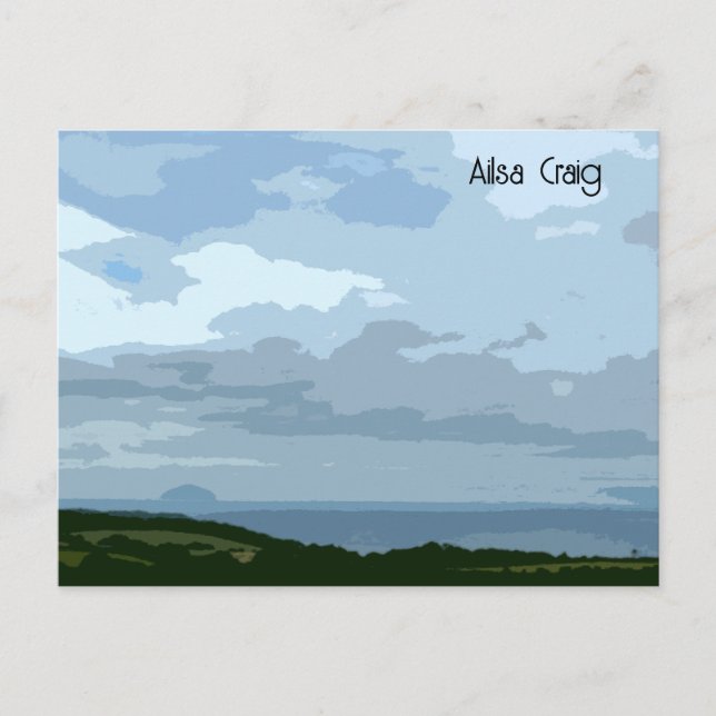 Ailsa Craig  Postcard (Front)