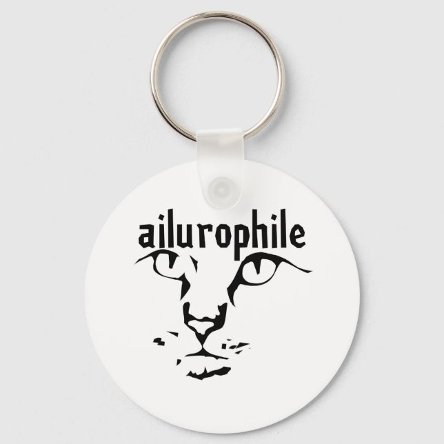 ailurophile key holder ring (Front)