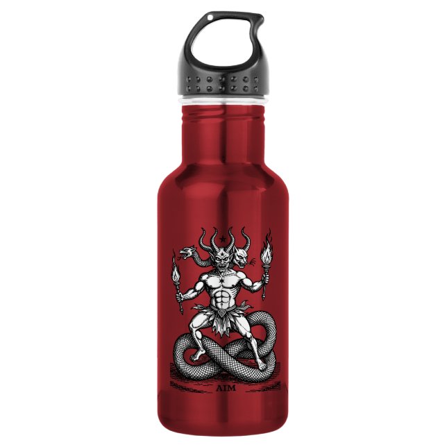 Aim Bringer of the Burning Torch 532 Ml Water Bottle (Front)