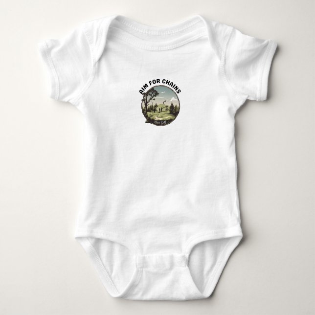 Aim For Chains Baby Bodysuit (Front)