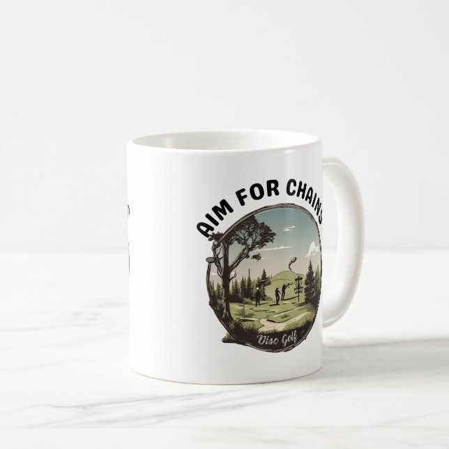 Aim For Chains Coffee Mug (Front Right)