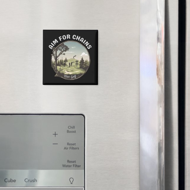 Aim For Chains Magnet (In Situ (Fridge))