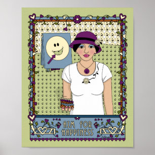 Aim For Happiness_A_8x10 Poster