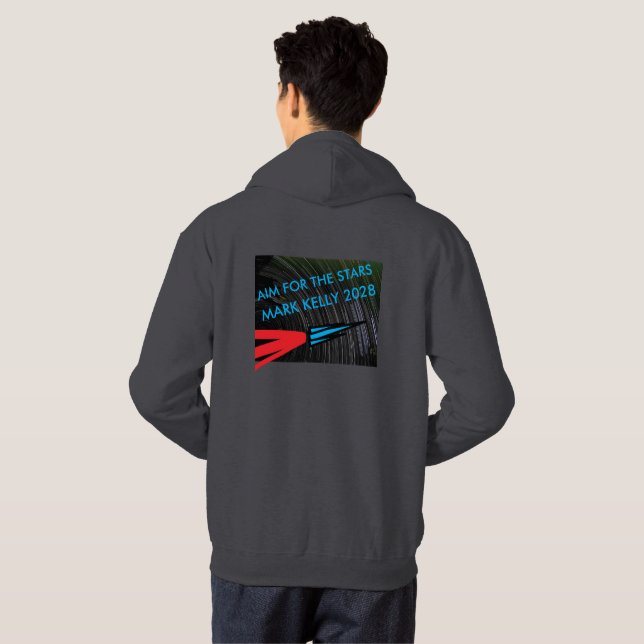 Aim for the Stars - Mark Kelly 2028 Hoodie (Back Full)